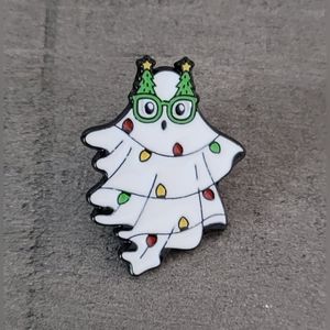Christmas Ghost Enamel Pin